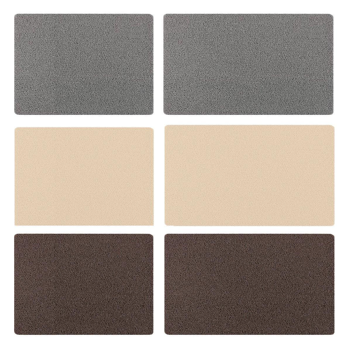 Anti Slip Bathroom Mat Non Slip Shower Floor Mat Quick Dry Soft Comfortable Rug - Grey-40x60cm