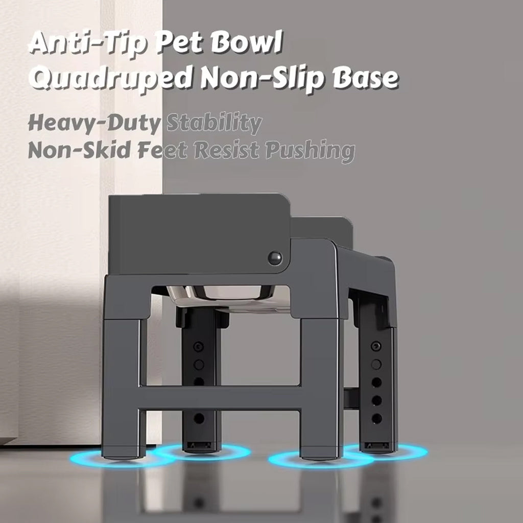 Height Adjustable Pet Feeding Bowl