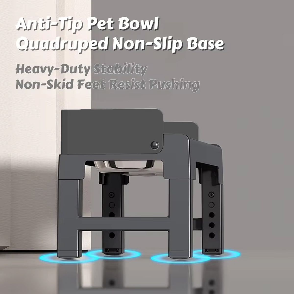 Height Adjustable Pet Feeding Bowl