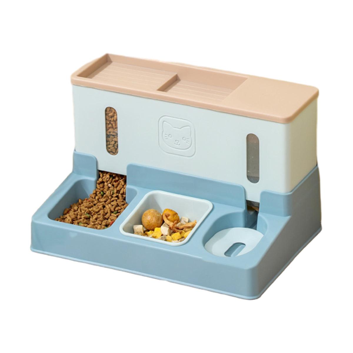 All in One Pet Feeding Bowl & Automatic Dispenser