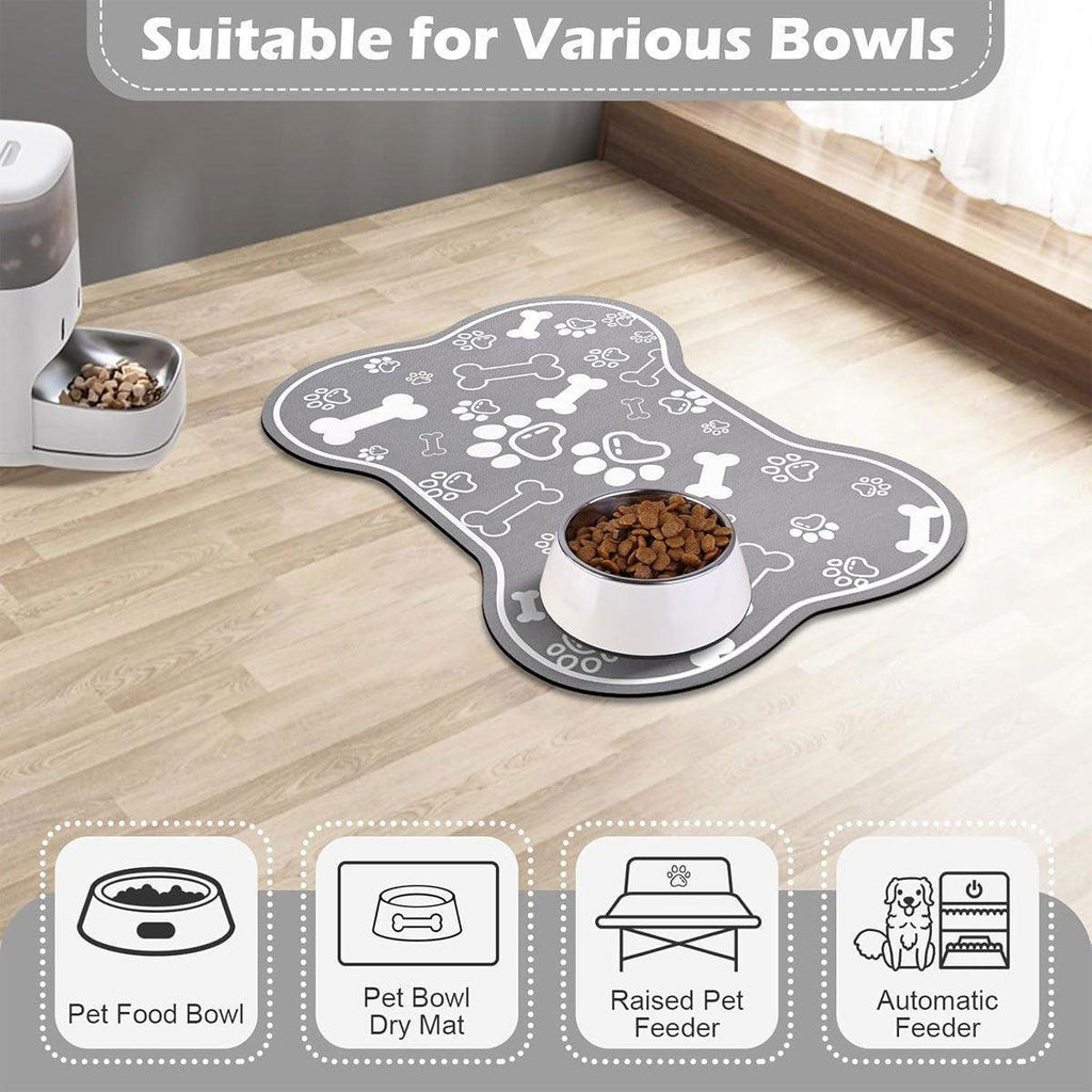 Pet Feeding Mat — Black (60x90cm)