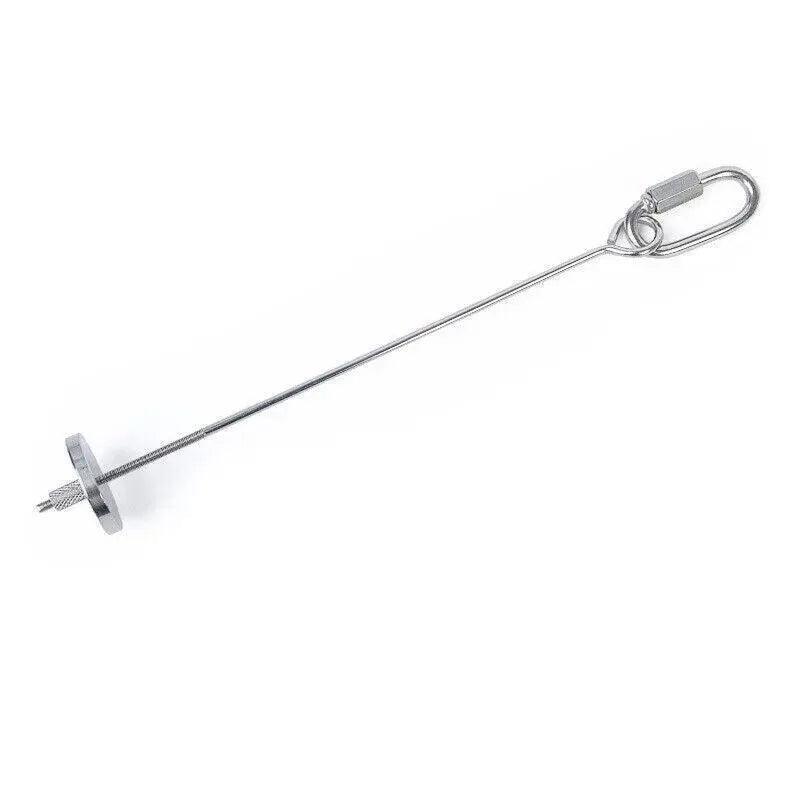 Stainless Steel Bird Parrot Cage Skewer Food Spear Fruit Holder Toy Up To 23Cm - L
