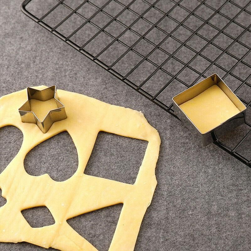 30X Polymer Clay Cutter Stainless Steel Geometry Pottery Tool Cutting Mould Diy