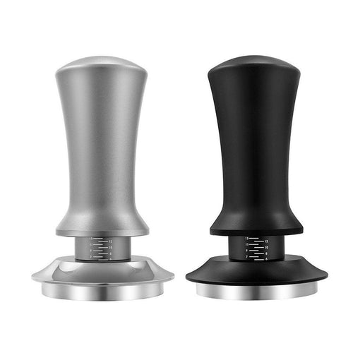 58mm Adjustable Constant-Pressure Coffee Tamper – Silver