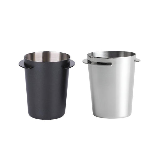58mm Stainless Steel Espresso Coffee Catcher – Black