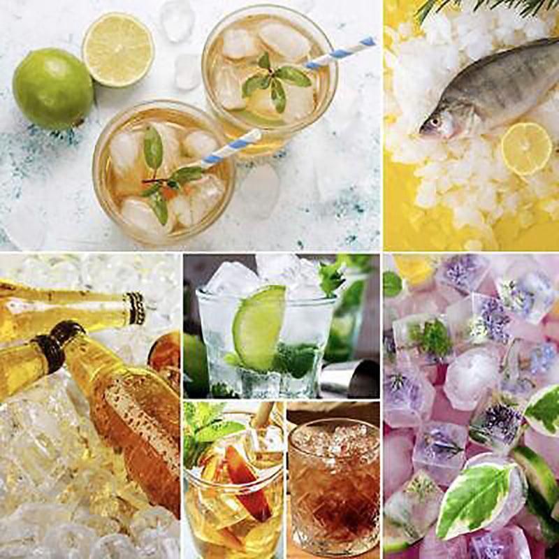 6-Cavity Large Silicone Ice Cube Tray