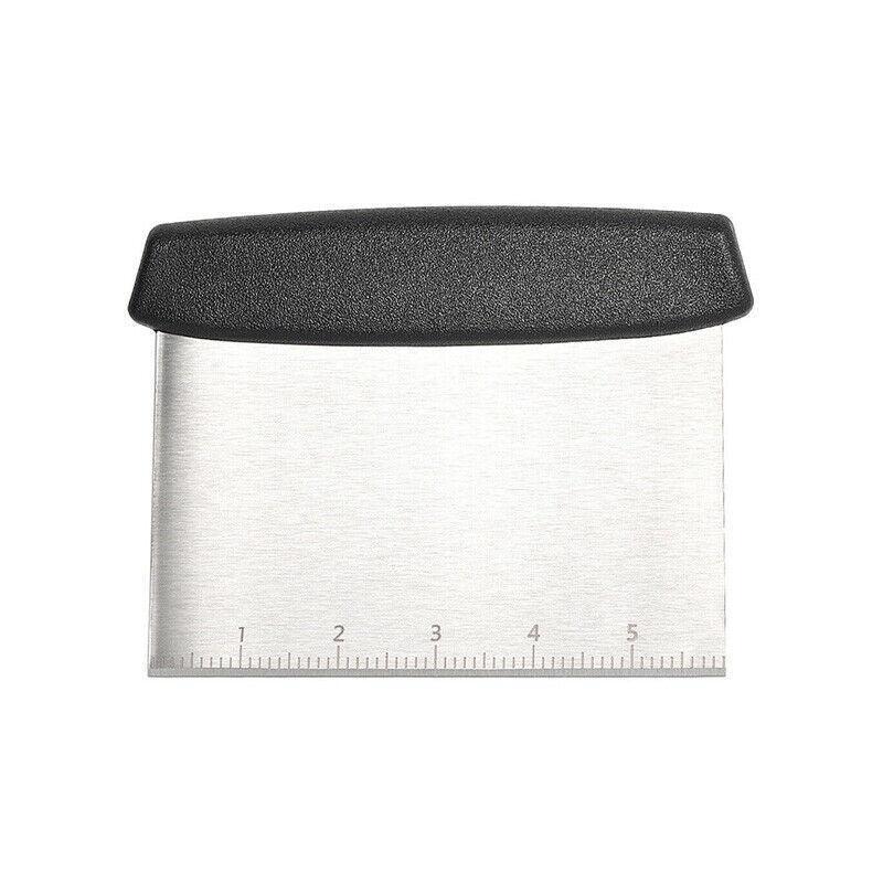 Dough Scraper Stainless Steel Bake Cake Slicer Pastry Cutter Multipurpose Bench - Rectangle
