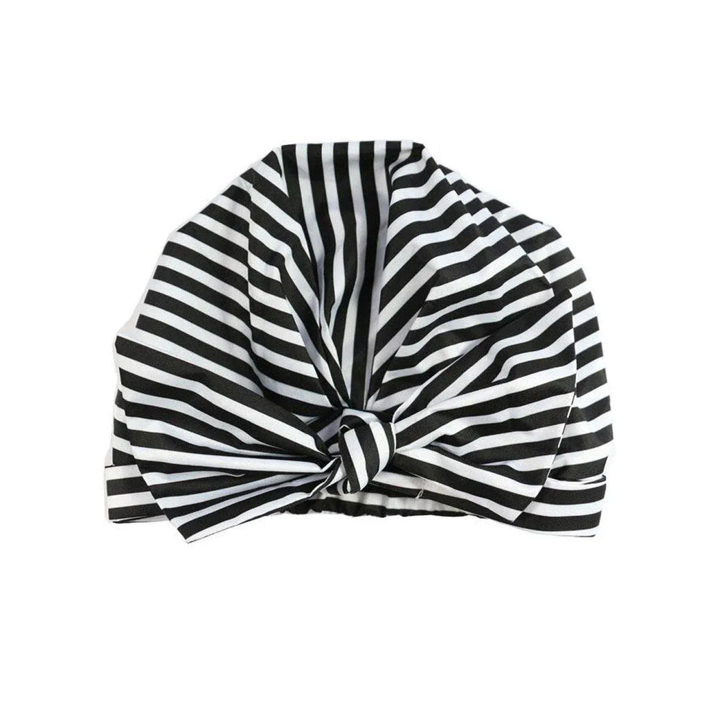 Woman Shower Cap Reusable Long Hair Large Turban Bathroom Waterproof Hair Cap - Streak