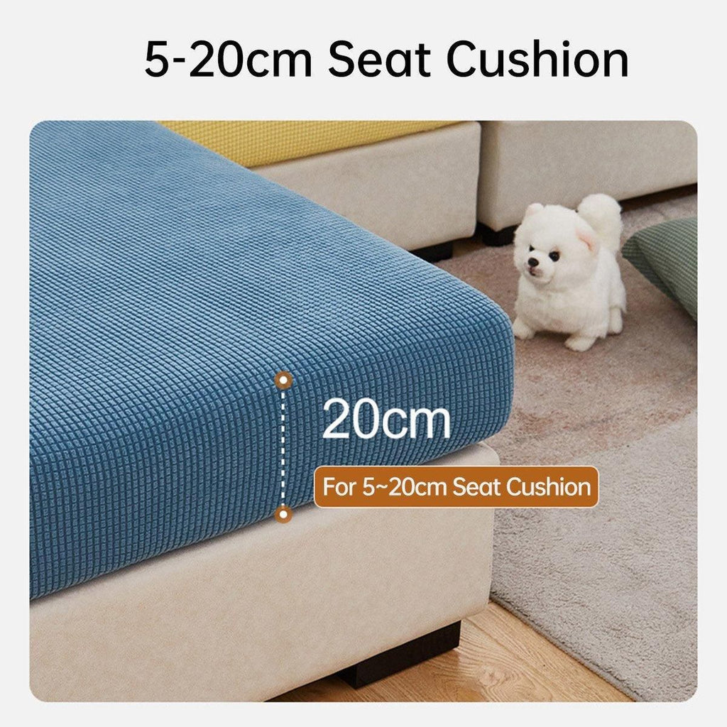 Stretch Sofa Slipcover 4 Seasons Universal Couch Protector Elastic Fabric Cover - Single-Navy