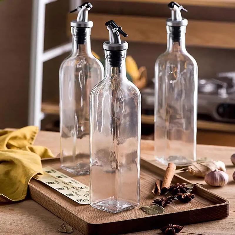 250/500ml Olive Oil Vinegar Pourer Dispenser Glass Bottle Kitchen Tools Cooking - 1 PCS/250 ML