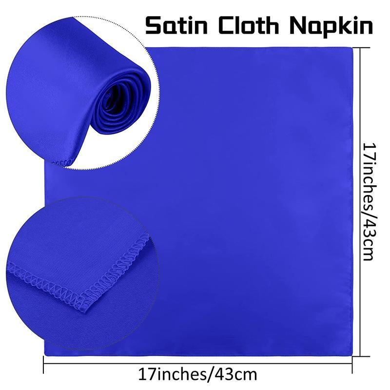 50-Pack Polyester Table Napkins – Red