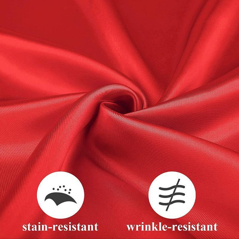 50-Pack Polyester Table Napkins – Black
