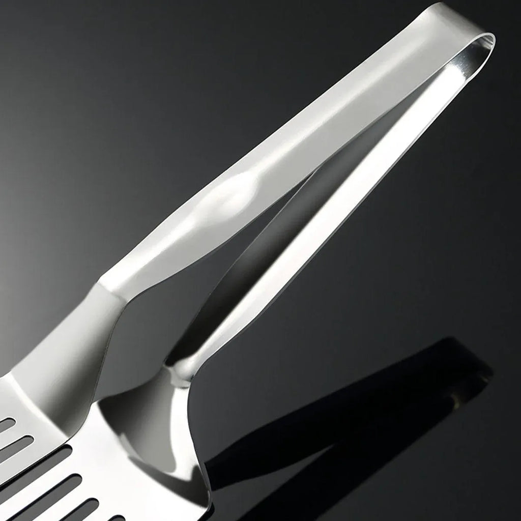 Stainless Steel Steak Tongs Multi-Functional Kitchen Tool for BBQ and Fried Fish