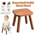 Wooden Short Stool Living Room Shoe Changing Stool Home Furniture Seat