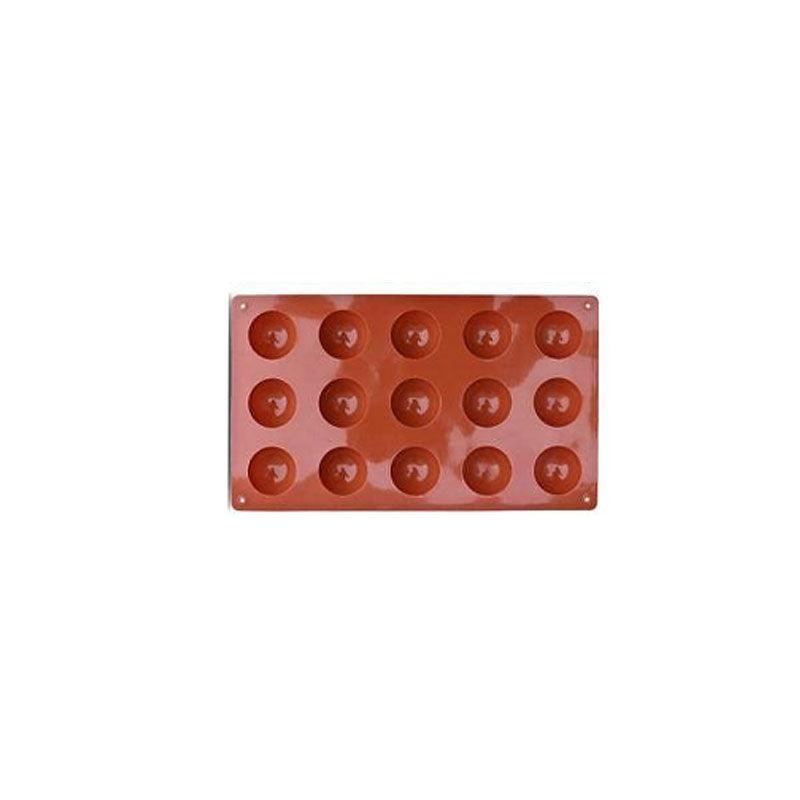 Soap Mold Cake Mould Kitchen Accessories Kitchenware Silicone Gel Baking Tools - 15 semicircle