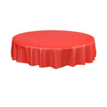 10-Pack Round PEVA Table Covers – Red