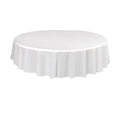 10-Pack Round PEVA Table Covers – White