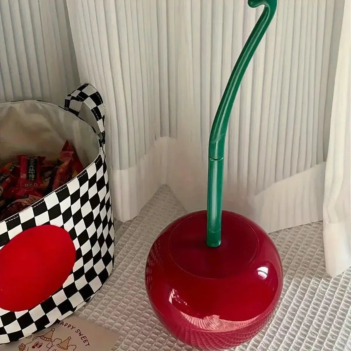 Soft Wool Toilet Brush with Long Handle Plastic Cleaning Brush Household Tool