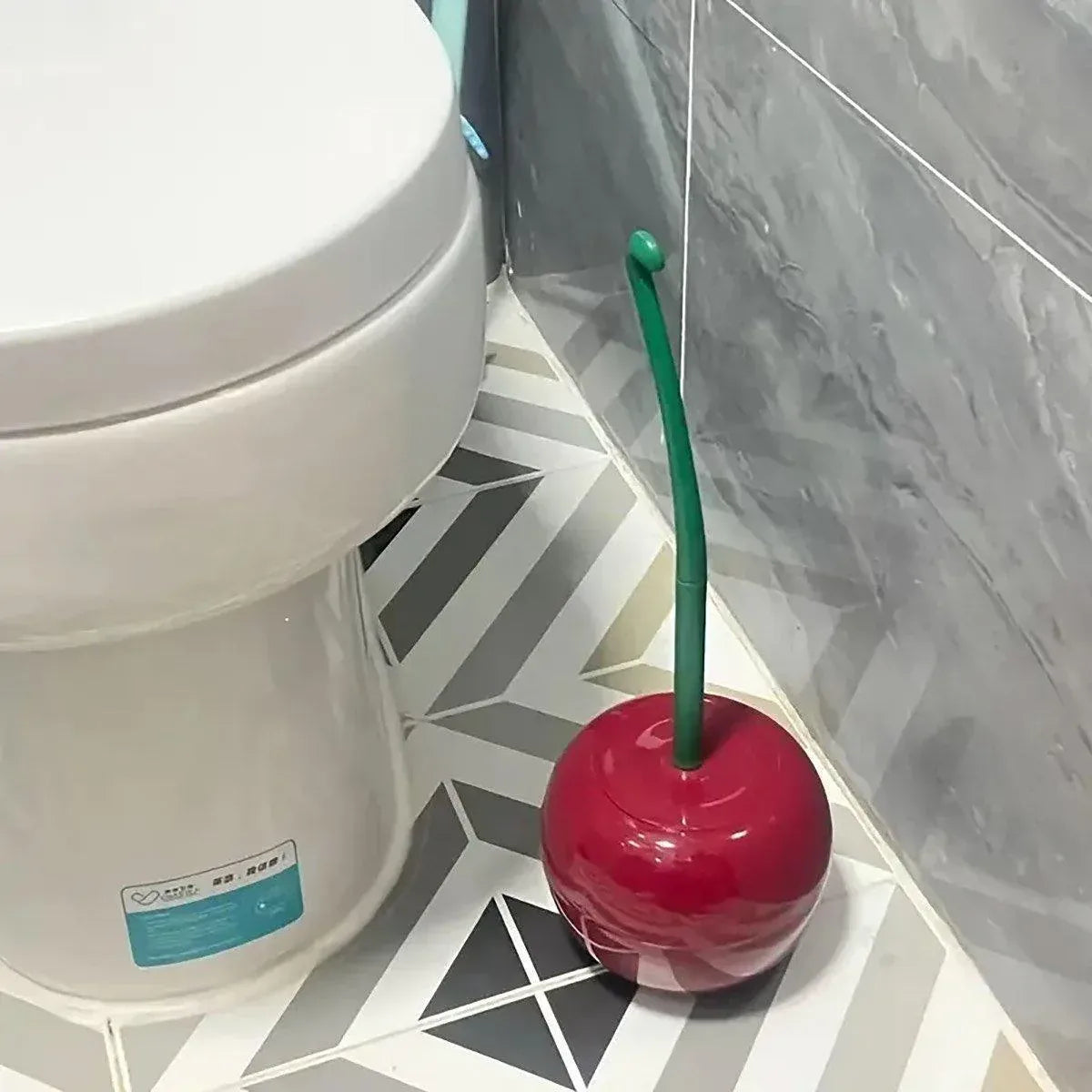Soft Wool Toilet Brush with Long Handle Plastic Cleaning Brush Household Tool