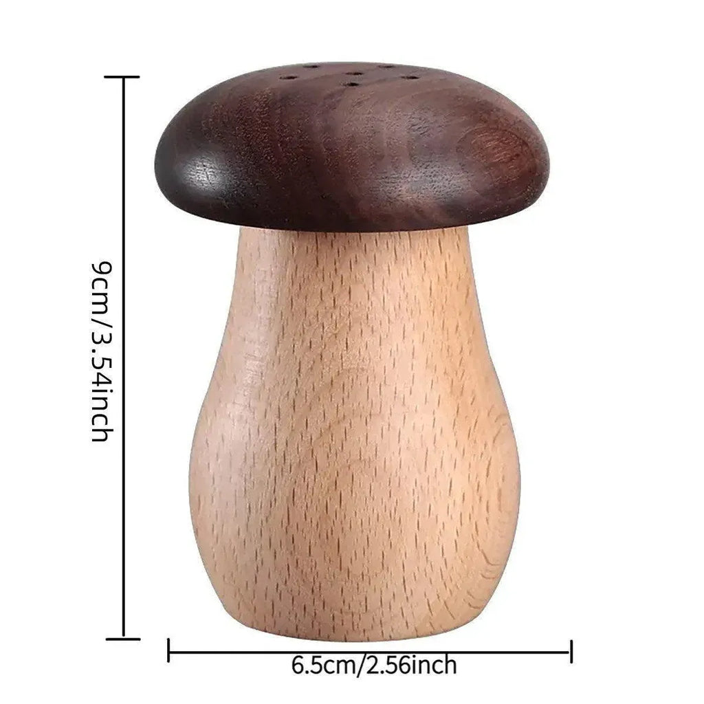 Wooden Mushroom Toothpick Holder