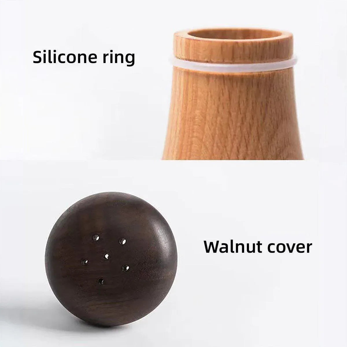 Wooden Mushroom Toothpick Holder