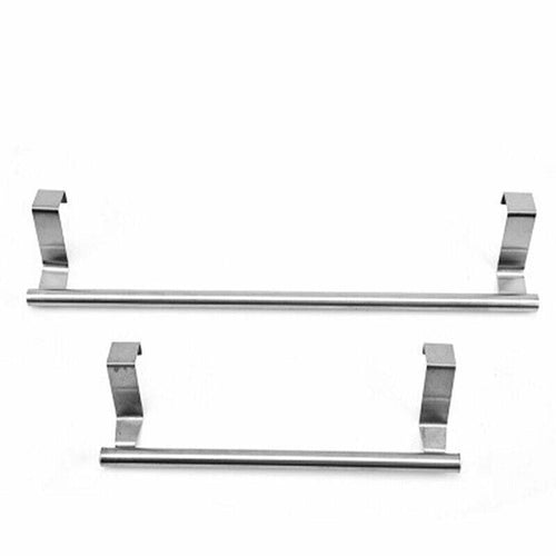 23.7cm Stainless Steel Over-Door Towel Rail