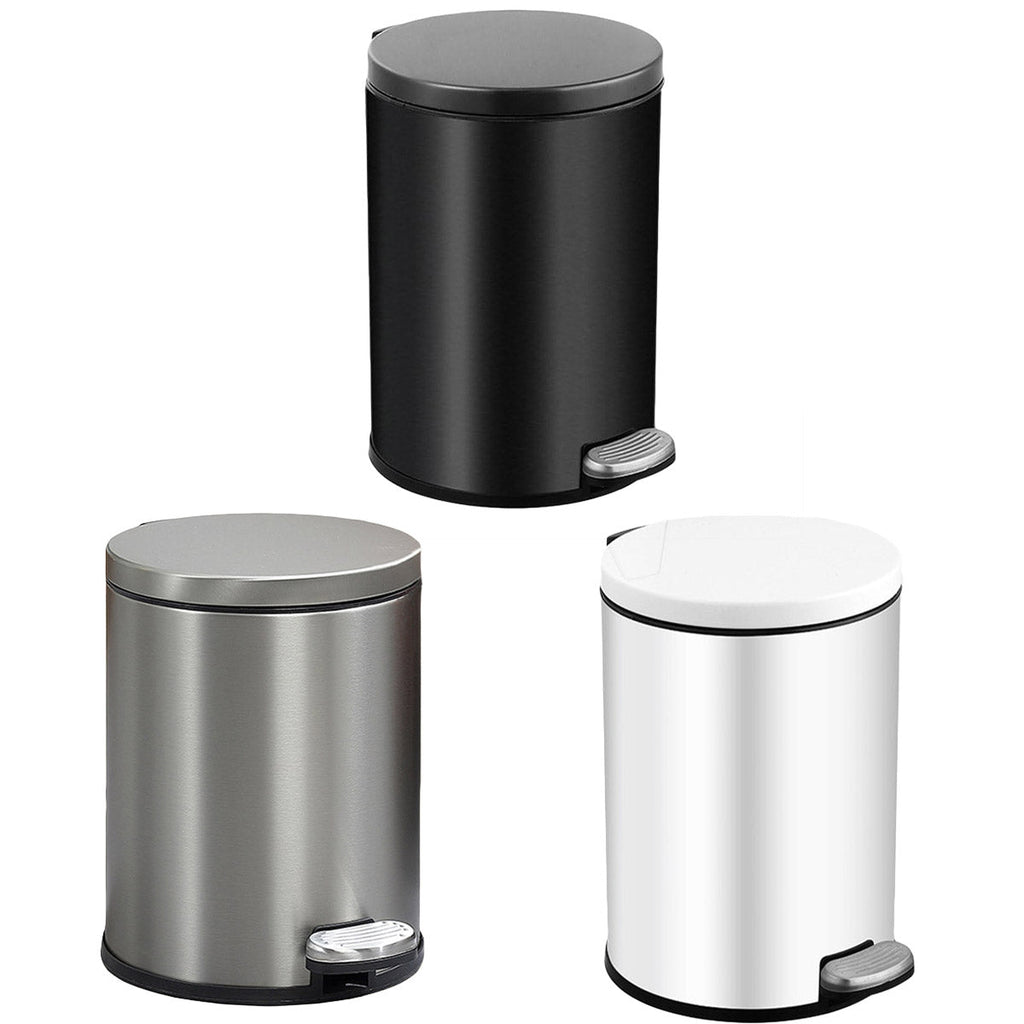 Double-Layer Pedal Bin – Black