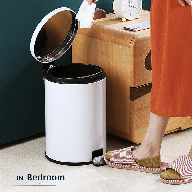 Double-Layer Pedal Bin – Black