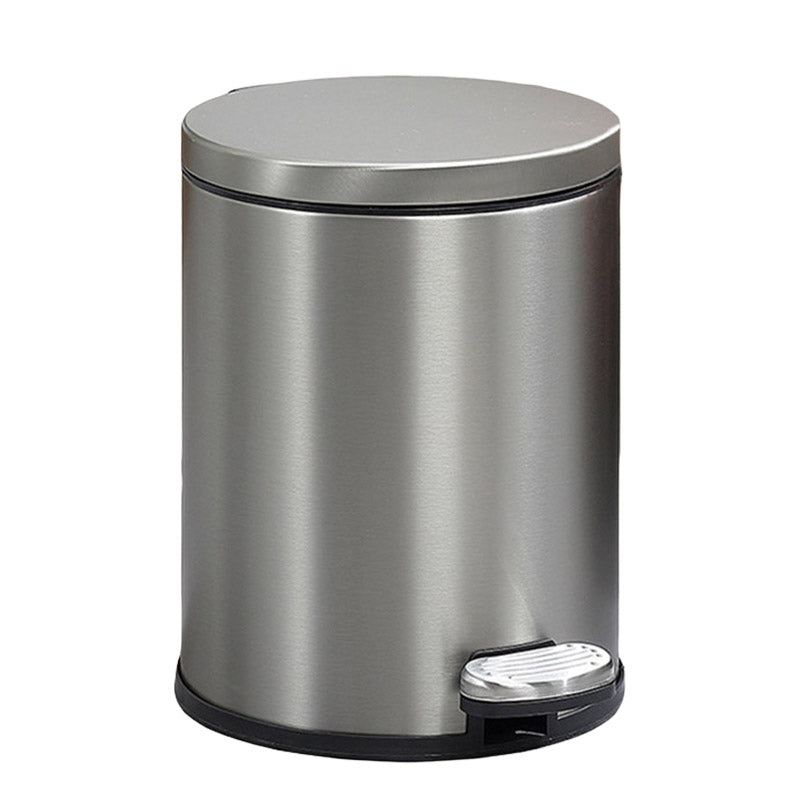 Double-Layer Pedal Bin – White