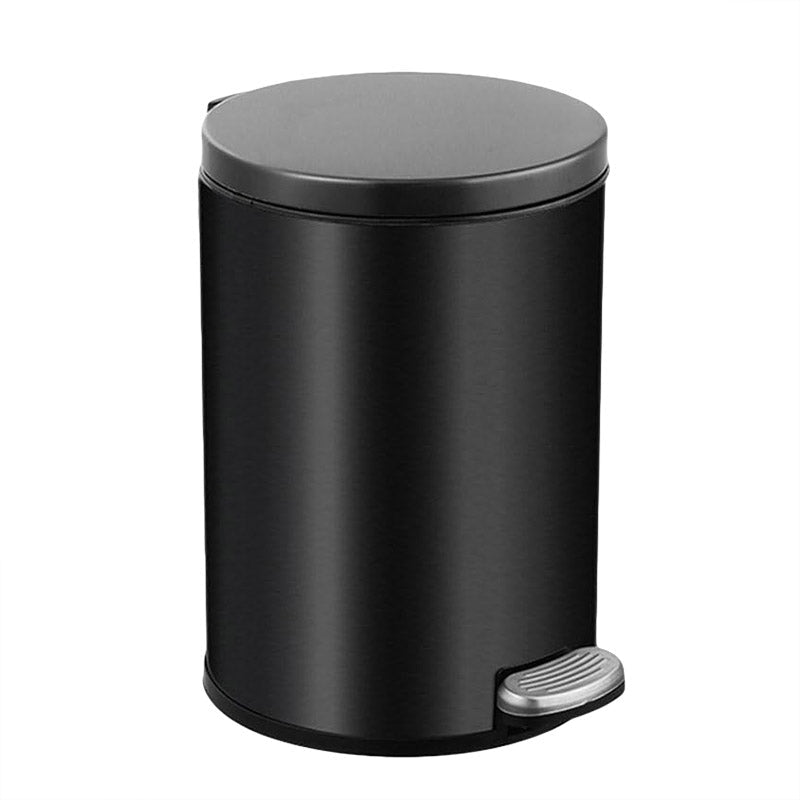Double-Layer Pedal Bin – White
