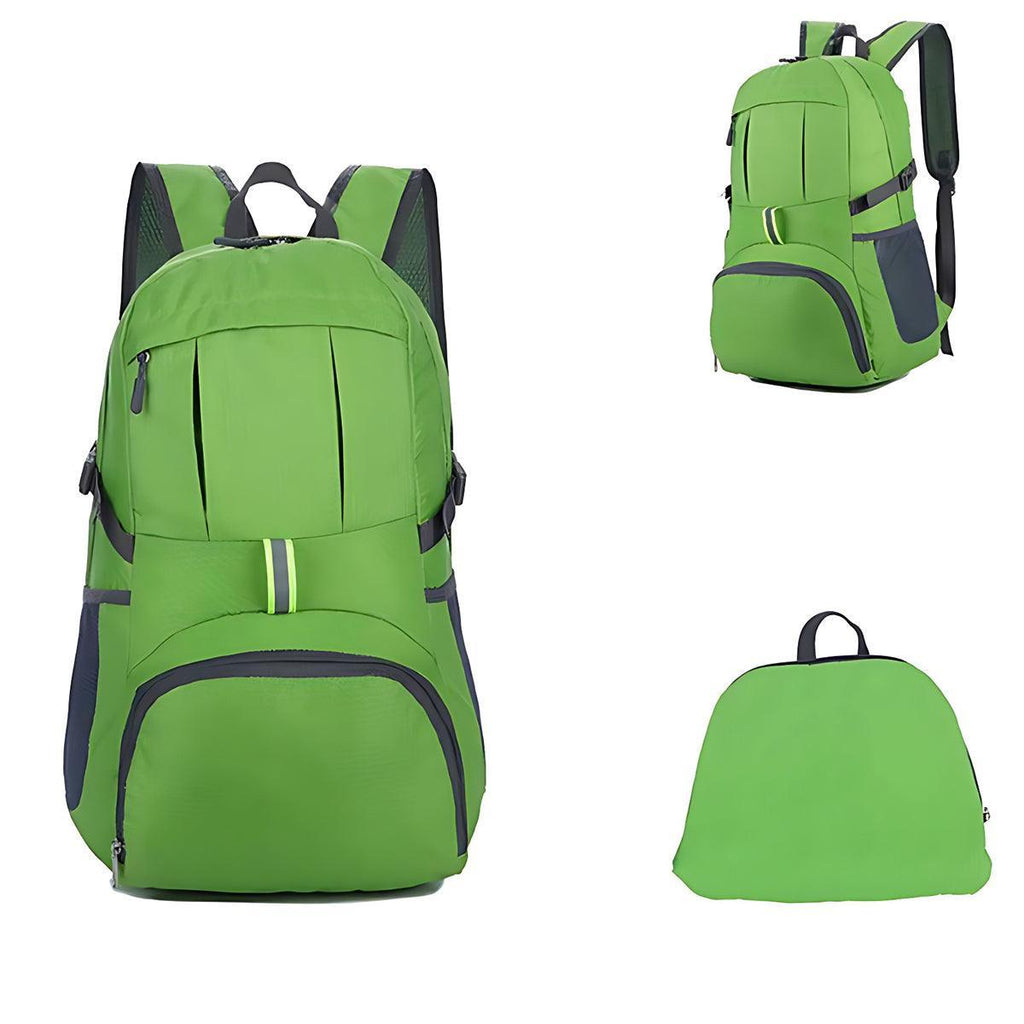 35L Light Foldable Outdoor Sports Backpack Camping Hiking Travel Bag - Orange