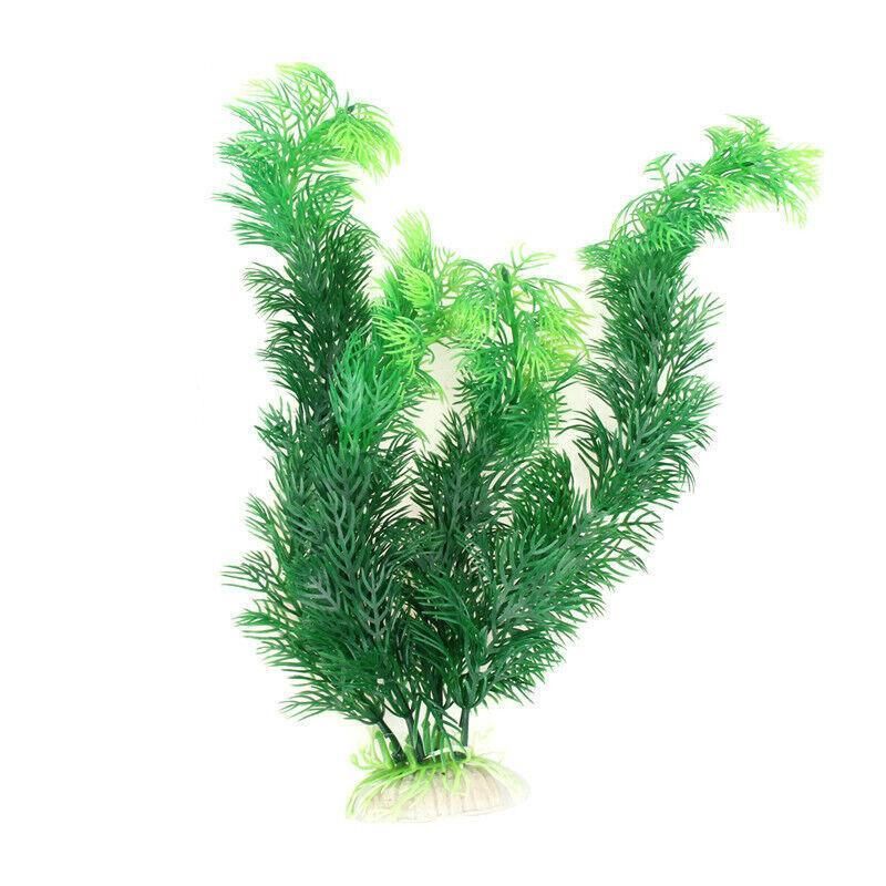 30cm Artificial Aquarium Plant – Lifelike Green Foliage for Fish Tanks