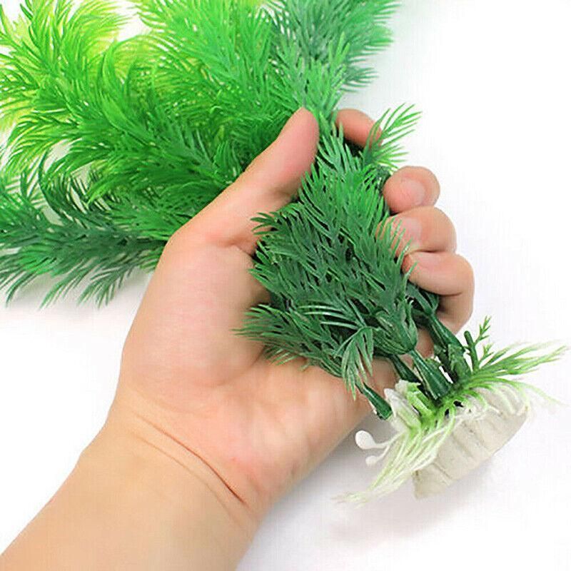 30cm Artificial Aquarium Plant – Lifelike Green Foliage for Fish Tanks