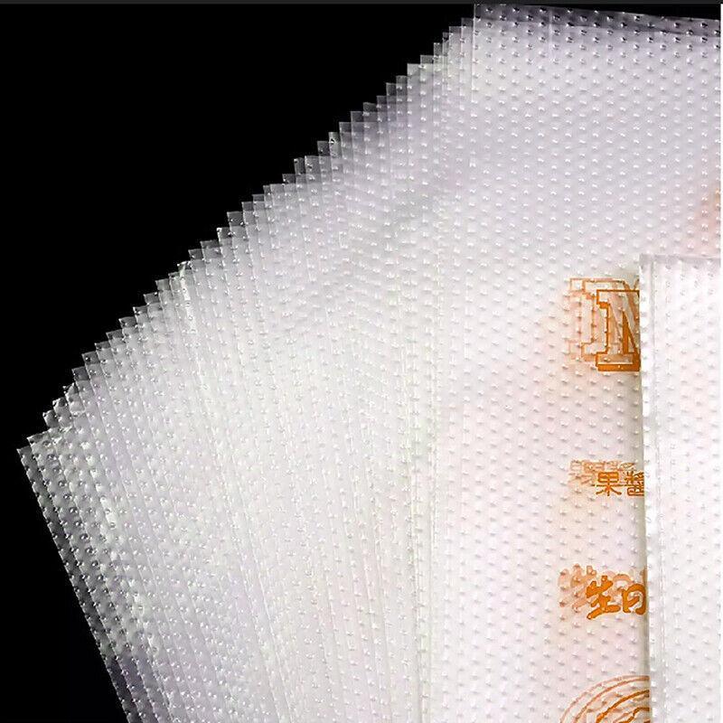 100-200Pcs Disposable Piping Bags For Cake Decor Icing Frosting Piping Nozzles - Yellow (Thick)-Large *100 PCS