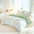 Dreamfields Green Roost Quilt Cover Set – Double, 3-Piece