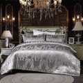 Dreamfields Silvery Royal Quilt Cover Set – Double, 3-Piece