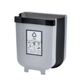 9L Foldable Cabinet-Door Waste Bin – Brown