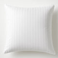 Striped White 400TC Cotton European Pillowcase – 65 x 65 cm