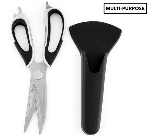 7-in-1 Multipurpose Kitchen Scissors with Magnetic Case