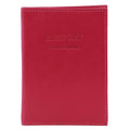 Pierre Cardin Slim Leather Passport Travel Wallet Holder RFID Case Cover - Fuschia