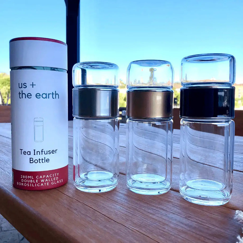 Double-Wall Glass Tea Infuser Bottle