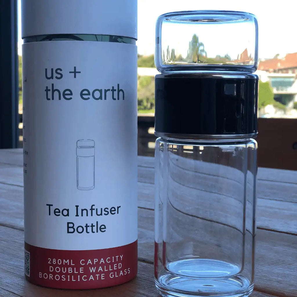 Double-Wall Glass Tea Infuser Bottle
