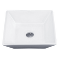 Bathroom Ceramic Rectangular Above Countertop Basin for Vanity