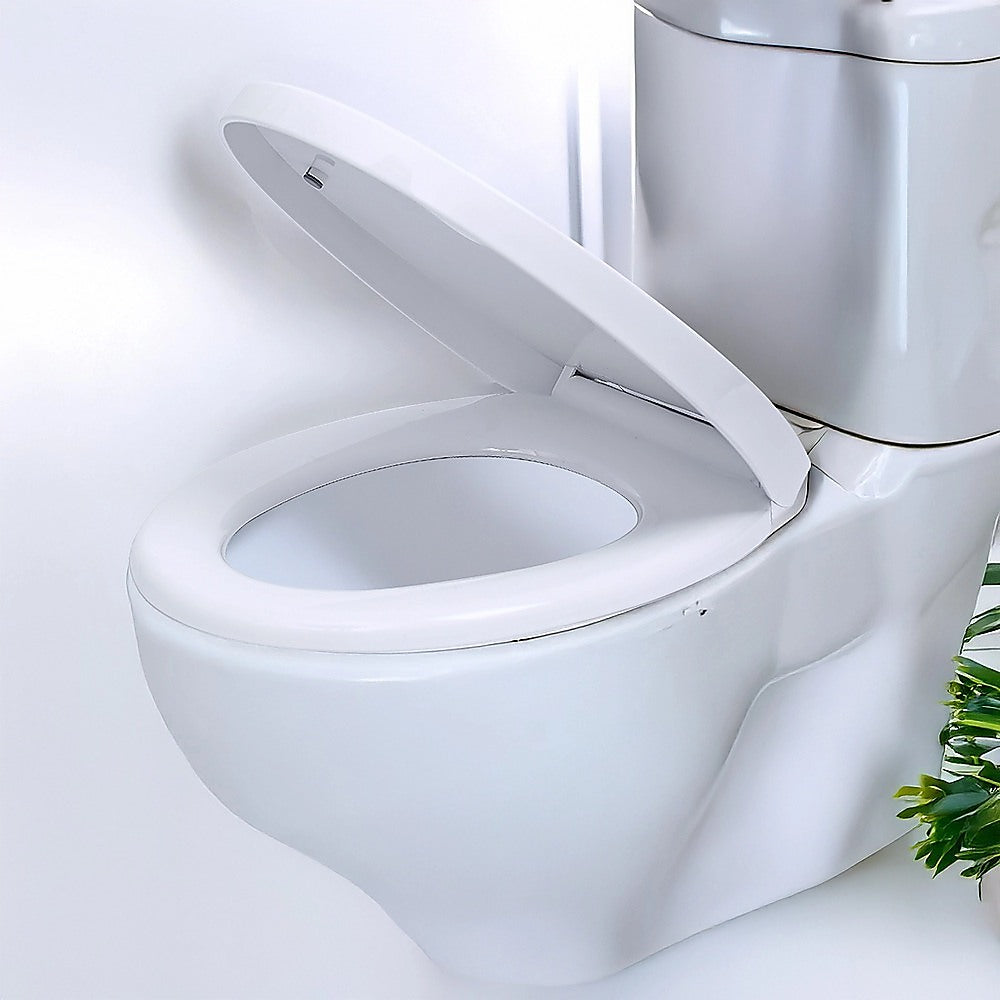 Quick Release Soft Close Toilet Seat White Bathroom Heavy Duty