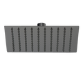 200mm Shower Head Square 304SS Electroplated Matte Black Finish