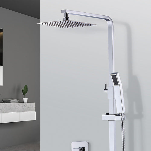 8" Square Dual Shower Set – Chrome (86H49-CHR)