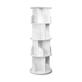 360-degree Rotating 4 Tier Display Shelf Bookcase Organiser