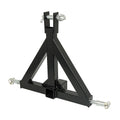 Heavy Duty Steel 3 Point 2" Trailer Hitch Receiver Tow Drawbar For Cat 1 Tractor