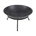 Iron Fire Bowl Traditional Log Fire Pit Outdoor Heating Camp Site Barbecue