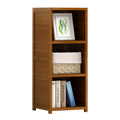 Bamboo Adjustable 3-Shelf Bookcase – Display Storage Rack Stand for Living Room, Bedroom, Office or Home Décor